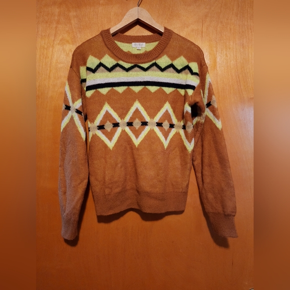 Ultra Flirt Sweaters - Ultra Flirt High Vis Boho Aztec Print Sweater